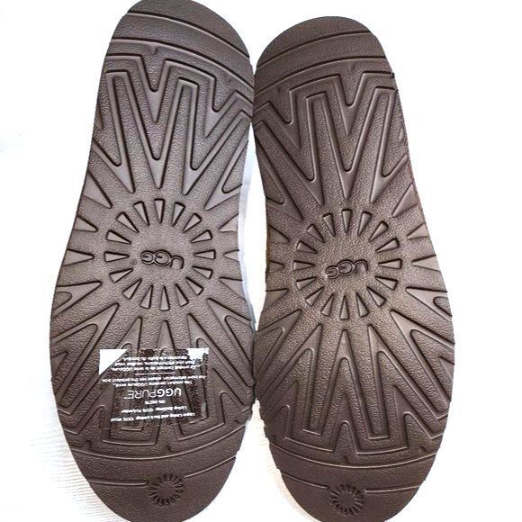 UGG Men's Cooke Dark Chestnut Suede & Wool Collapsible Heel Loafer Size 7, NIB - Picture 6 of 12